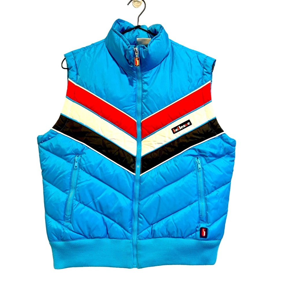 Ellesse Down Puffer Vest - Rare Vintage Puffer Vest